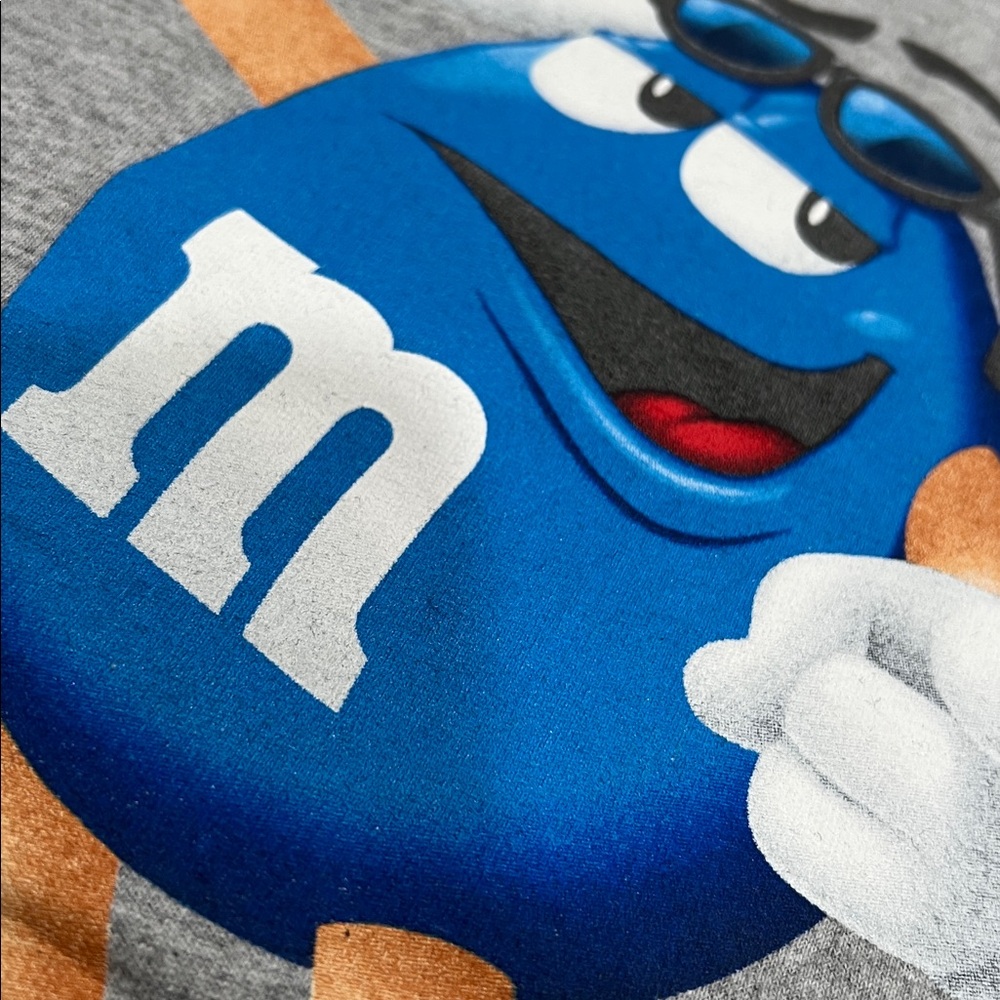 Vintage 2011 , M&M'S Blue Character Gray T-Shirt - Picture 5 of 9